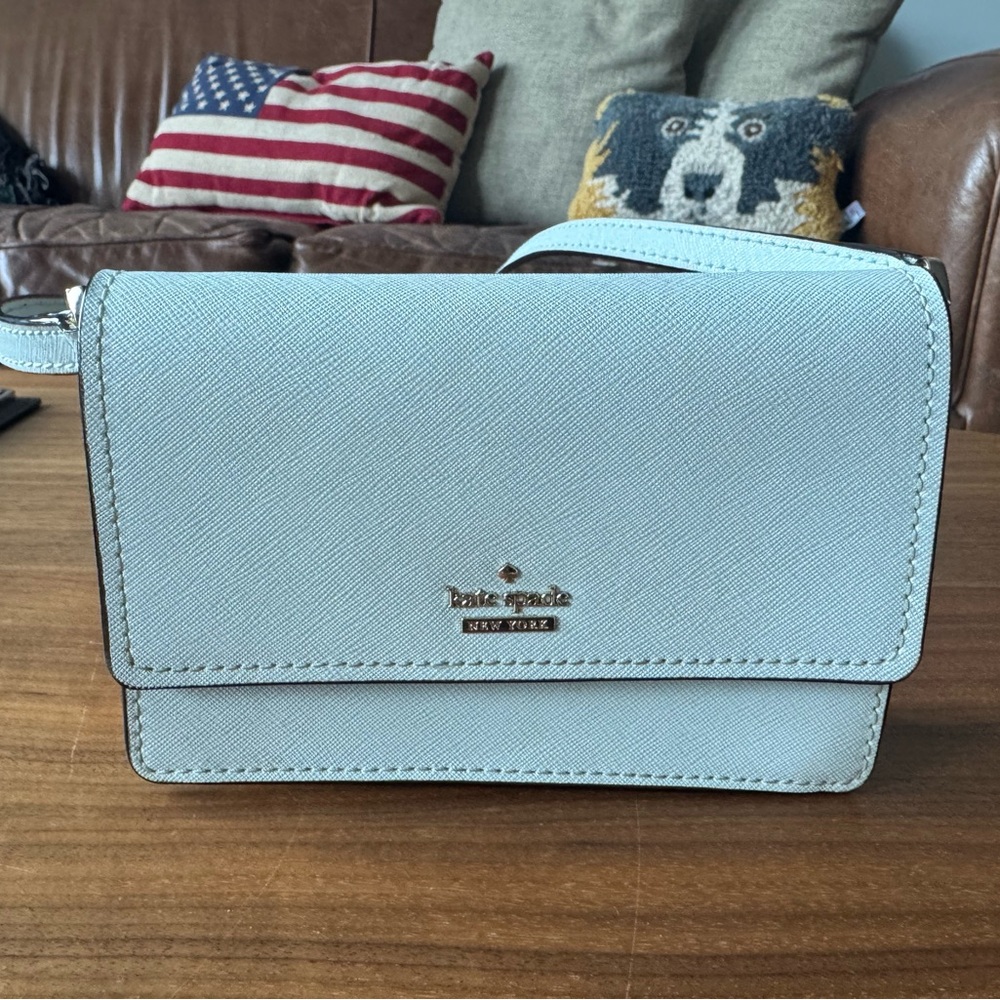 kate spade Light Blue Crossbody Bag